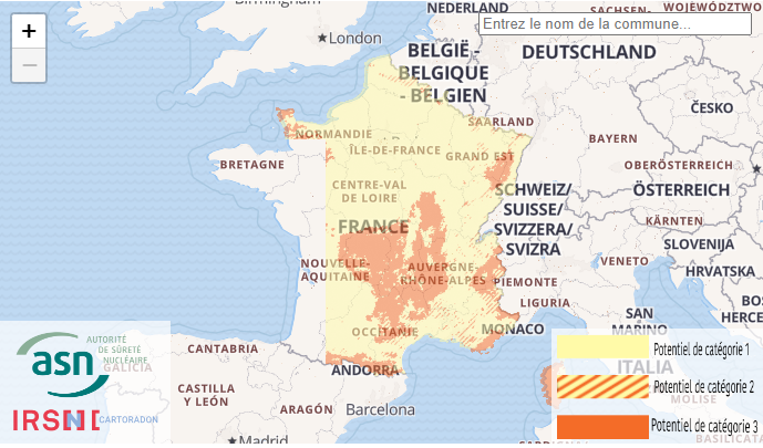 carte radon